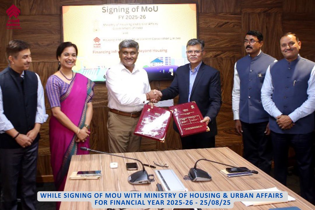 Signing of MoU with Ministry of Housing and Urban Affairs for Financial Year 2025-26