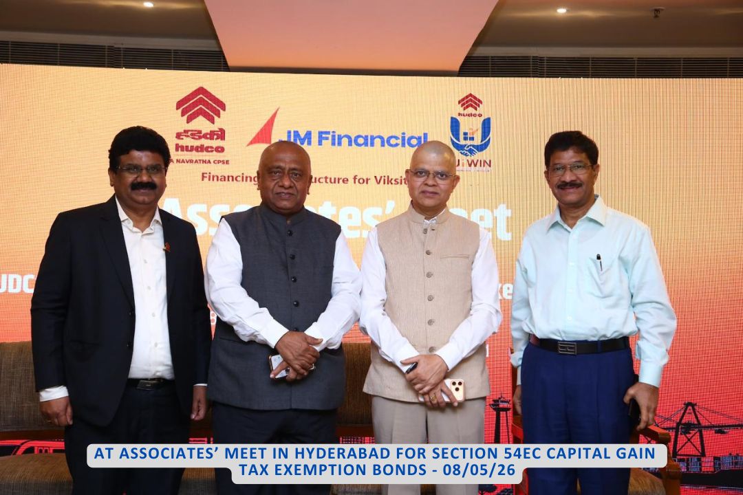 CMD at Associates' Meet in Hyderabad for Section 54EC Capital Gain Tax Exemption Bonds 